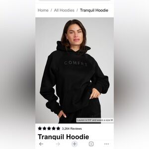 NWOT Comfrt Tranquil Hoodie